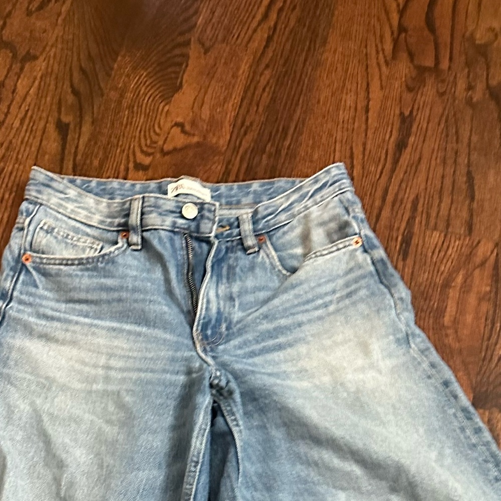 Zara Light Blue Flare Jeans